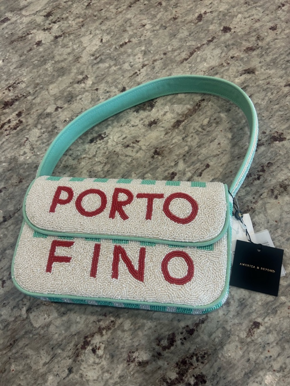 Porto Fino Beaded Shoulder Bag - America & Beyond